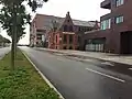 „Altes Hafenamt“ Osaka-Allee 12, Blick über die Osaka-Allee nach Süden.