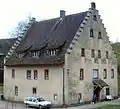 Ansicht der Rückseite des Haupthauses