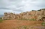 Exedra vor maltesischem Tempel
