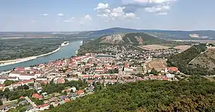 Südwestansicht von Hainburg