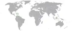 Lage von Haiti und Osttimor