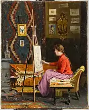Malerin und ihr Atelier (1939)