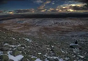 Der Nationalpark bei Sonnenuntergang