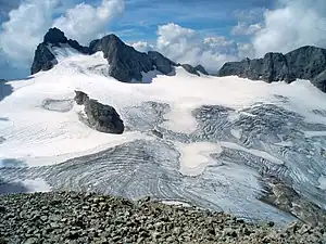 Hallstätter Gletscher im Jahr 2008