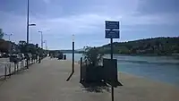 Rhone in Vienne, knapp 30&nbsp;km südlich von Lyon