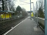 Oberkassel Süd/Römlinghoven – Flachbahnsteig