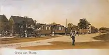 Haltestelle Thurm um 1900