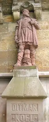 Ditmar Koel, 1536 Admiral und 1548 Bürgermeister