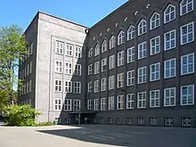 Hofseite des Gebäudes Curschmannstraße