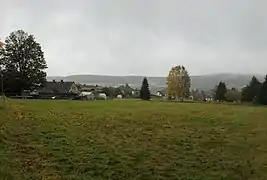 Blick auf Hammerbrücke von der Grünbacher Straße