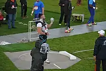 Kemal MešićRang sechzehn mit&nbsp;19,49&nbsp;m