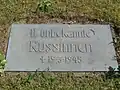 Gedenkplatte für Zwangsarbeiterinnen, die beim Luftangriff vom 19. März 1945 ums Leben kamen