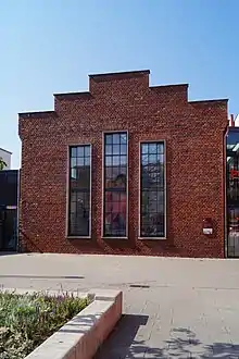 Die Maschinenhalle der Firma Bracker in der Fischerstrasse