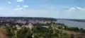 Blick von Lover’s Leap auf Hannibal und den Mississippi River