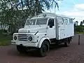 Umgerüsteter KatS-Lkw AL 28 mit Kofferaufbau