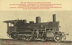 2/4 gek. Personenzug-Verbundlokomotive der Großherzoglich Oldenburgischen Staatseisenbahnen