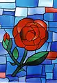 Rosa mystica, Glasfenster
