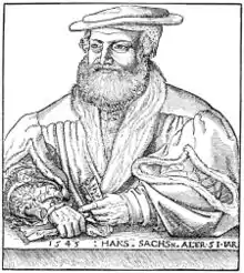 Hans Sachs  (*&nbsp;1494)