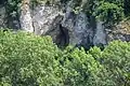 Felsen am Fischholz mit Hüllenloch