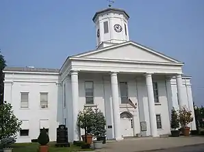 Harrison County Courthouse in Cynthiana, gelistet im NRHP Nr. 74000880