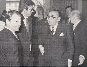 Andreas Lenhart (links) Harry Rosenberg (Mitte) (1974)