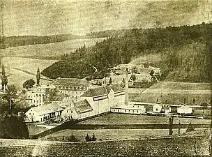 Die ehemalige Bernhardsche Spinnerei im Jahr 1867