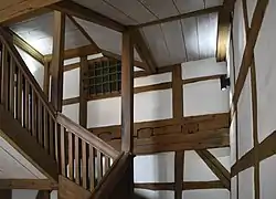 Treppenhaus in Fachwerk