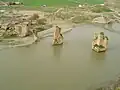 Die alte Brücke aus der Vogelperspektive