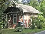 Häuschen am nordwestlichen Rand des Hasenwäldchens (heute vor der Wohnanlage)