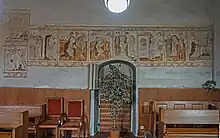 Wandbilder über das Leben des Hl. Benedikt