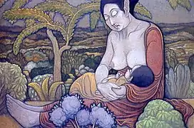 Frau mit Kind, 1919