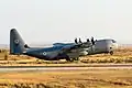 Eine C-130J Super Hercules Shimshon der 103. Staffel „Elephants“ (siehe Heck) 2015