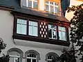 Erkerfenster im zweiten Obergeschoss