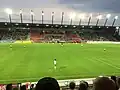 Haupttribüne (SSV Jahn Regensburg gegen den FC Amberg, 14. August 2015)