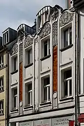 Jugendstilfassade, Hohe Straße 51 in Düsseldorf (1900)