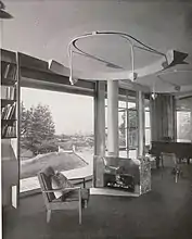 Aussichtsfenster im Wohnzimmer, 1933 Fotos: Alice Kerling in: Innen-Dekoration.