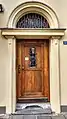 Haustür mit Art-déco-Elementen um 1930