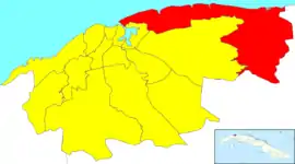 Lage von Habana del Este innerhalb Havannas