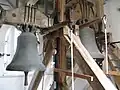 Die Glocken von 1350 und 1920 im Turm