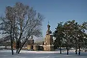 Ruine von Schloss Havré, einst Sitz der Linie Croÿ-Havré