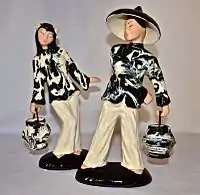 Chinesisches Bauernpaar.