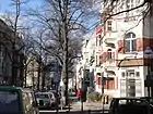 Hedwigstraße in Höhe der Wielandstraße