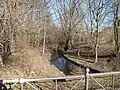 Austritt an der Heidekampbrücke der Neuköllnischen Allee/Forsthausallee