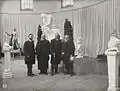 Heinrich Kautsch, Albert Bartholomé, Fritz Roeber, Auguste Rodin auf der Internationalen Kunst-Ausstellung Düsseldorf, 1904