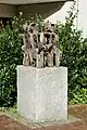 Bronze-Skulptur vor dem alten Rathaus in Ganderkesee