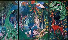 Melusine, Triptychon, um&nbsp;1910