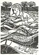 Fischender Knabe mit Wassernixe (1933)
