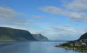 Blick in den Heissafjord von Osten