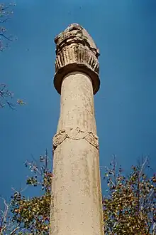 Heliodoros-Säule bei Vidisha (Indien) (um 100 v. Chr.)
