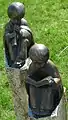 „Flötenspieler und Singender“ (1986) (Bronze, 17 cm)